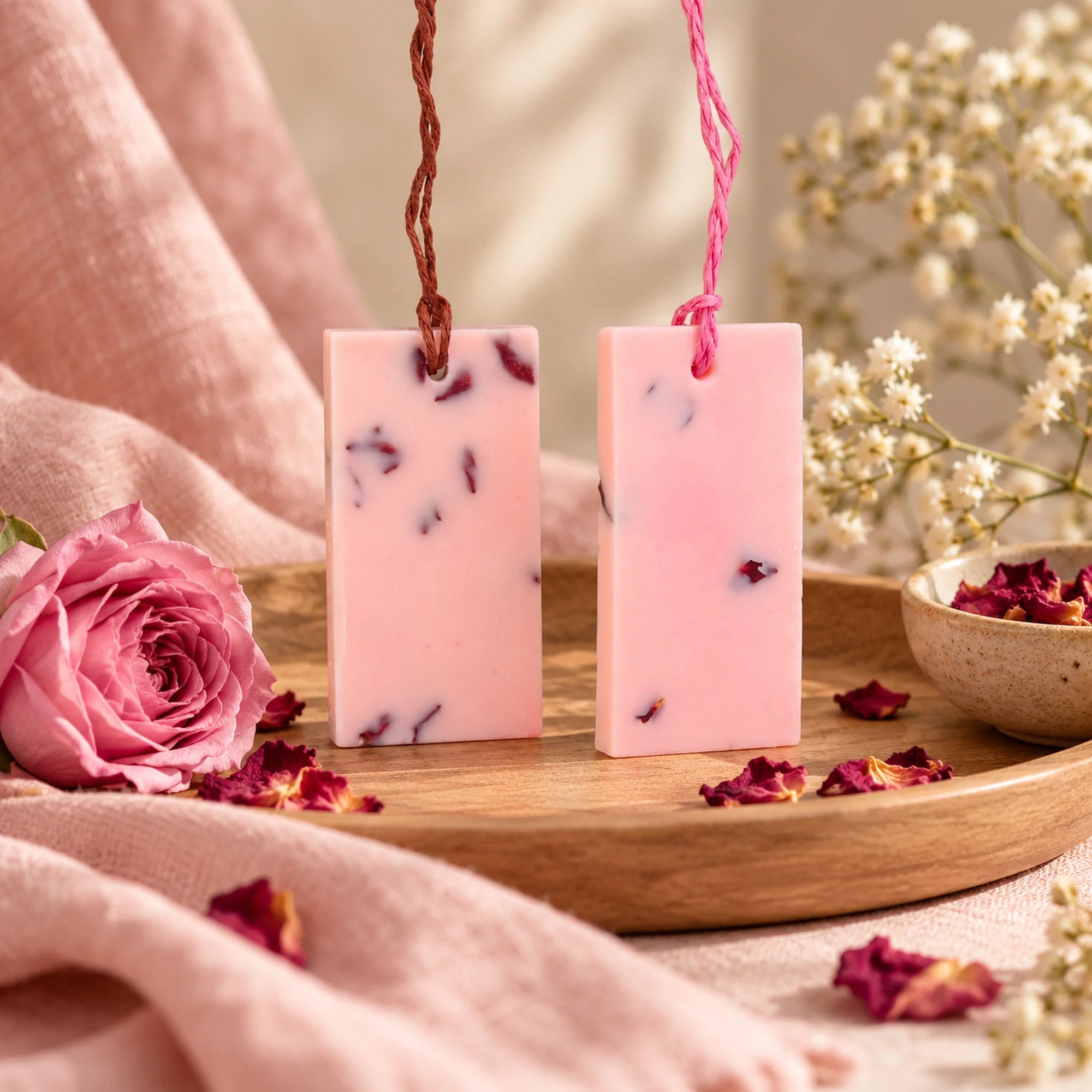 DYU Handmade Damask Rose Wardrobe Freshener Gift Set Ð Pack of 2