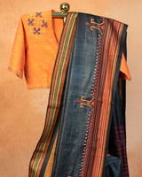 Asmi Tussar Saree with Soof Hand Embroidery