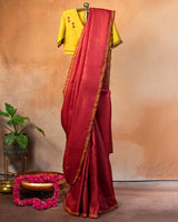 Chitrani Tussar Saree with Soof Hand Embroidery