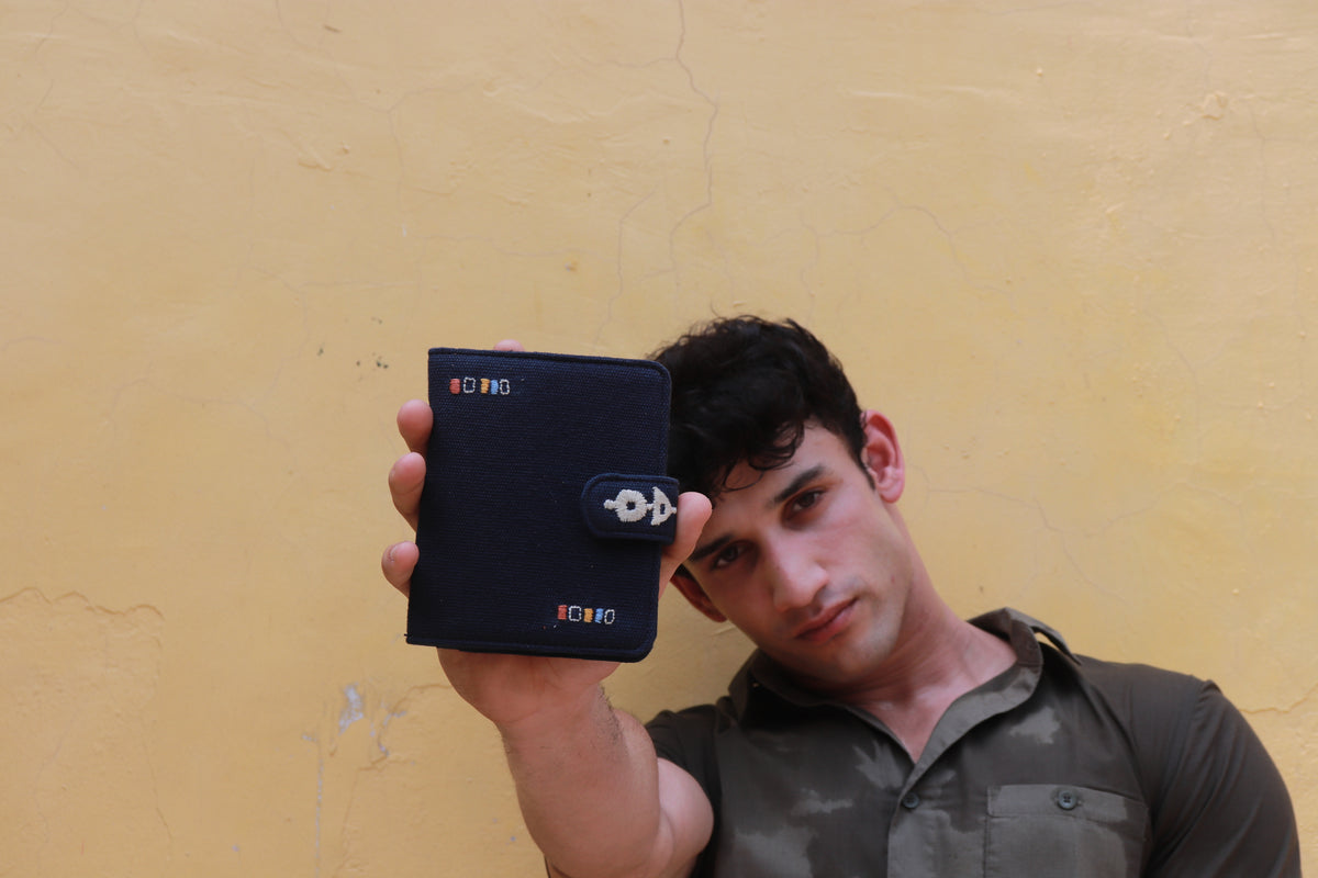 Nivara Passport Holder - Blue