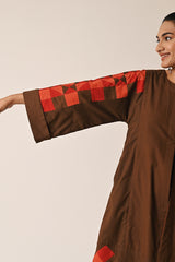 Rishta Long Brown Ralli Jacket