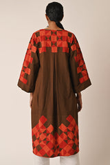 Rishta Long Brown Ralli Jacket