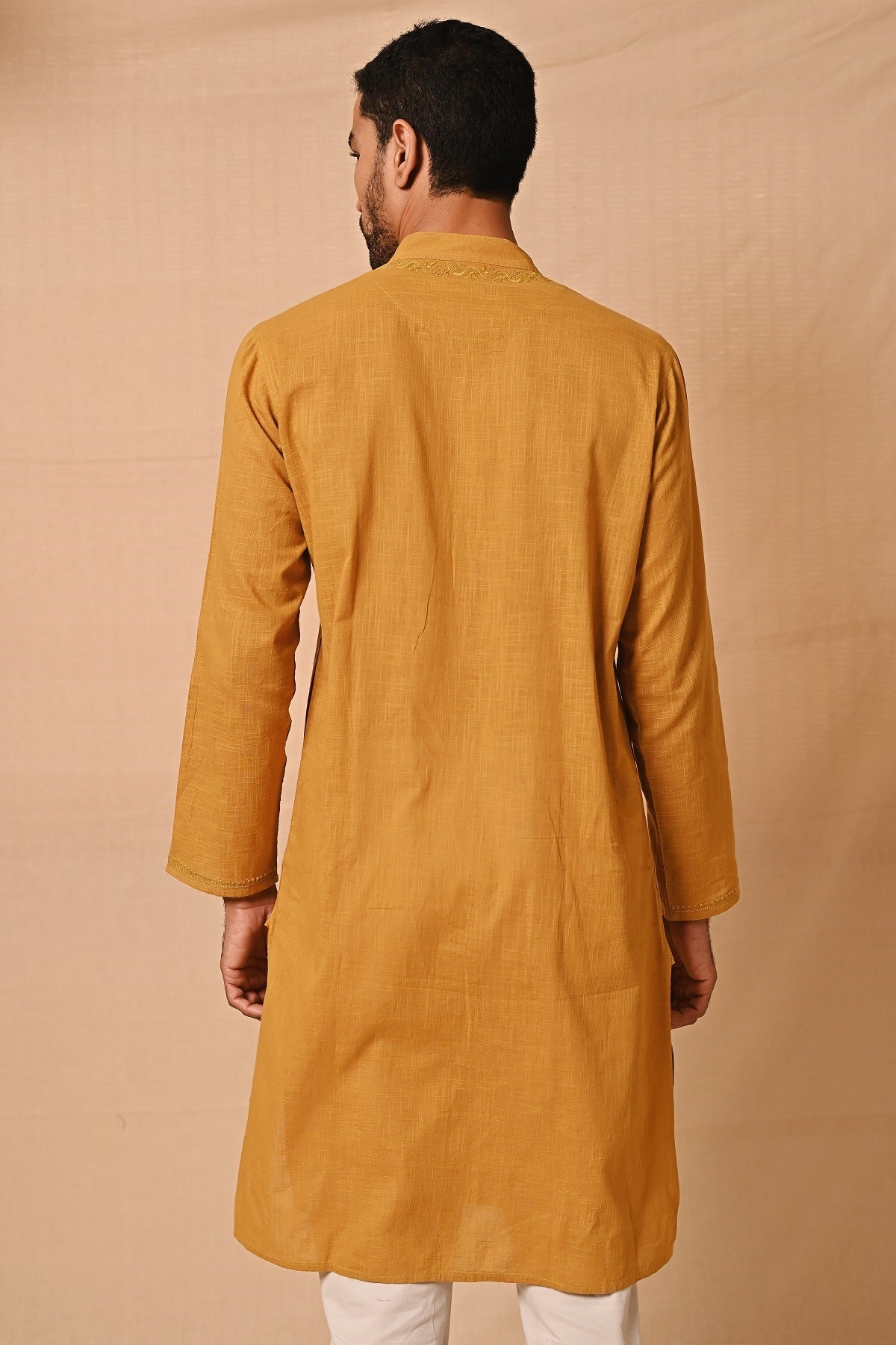 Ronav Chikankari Embroidered Long Kurta