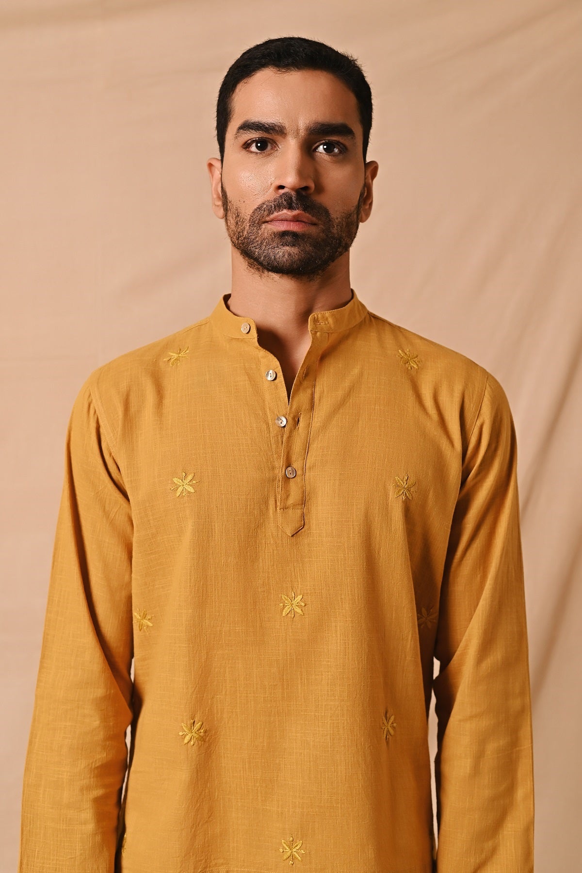 Ronav  Chikankari Allover Embroidered  Short Kurta