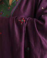 Pratha Jamuni Chanderi Dupatta With Soof Hand Embroidery