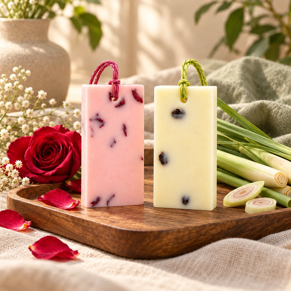 DYU Handmade Rose + Lemongrass Wardrobe Freshener Gift Set Ð Pack of 2