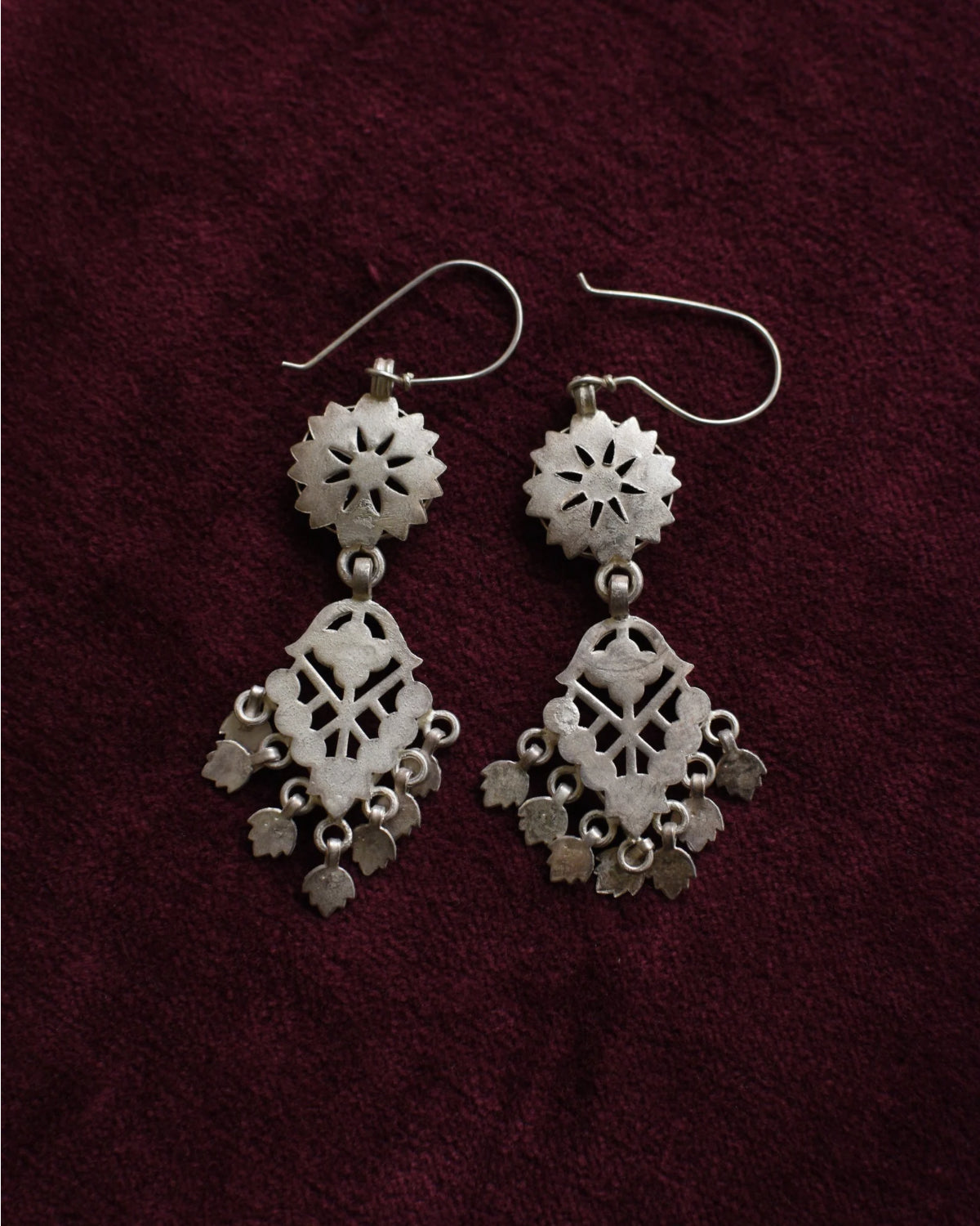 Jharokha Silver Earring