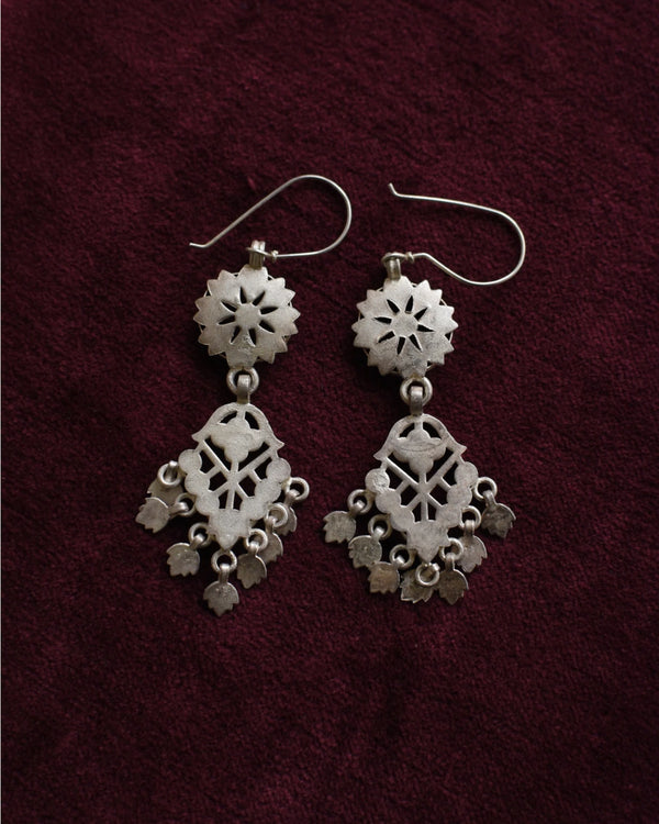 Jharokha Silver Earring
