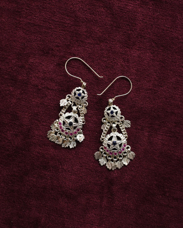 Leher Silver Earring