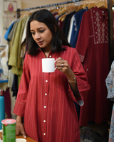 Dhwani Woven Cotton Shirt Dress