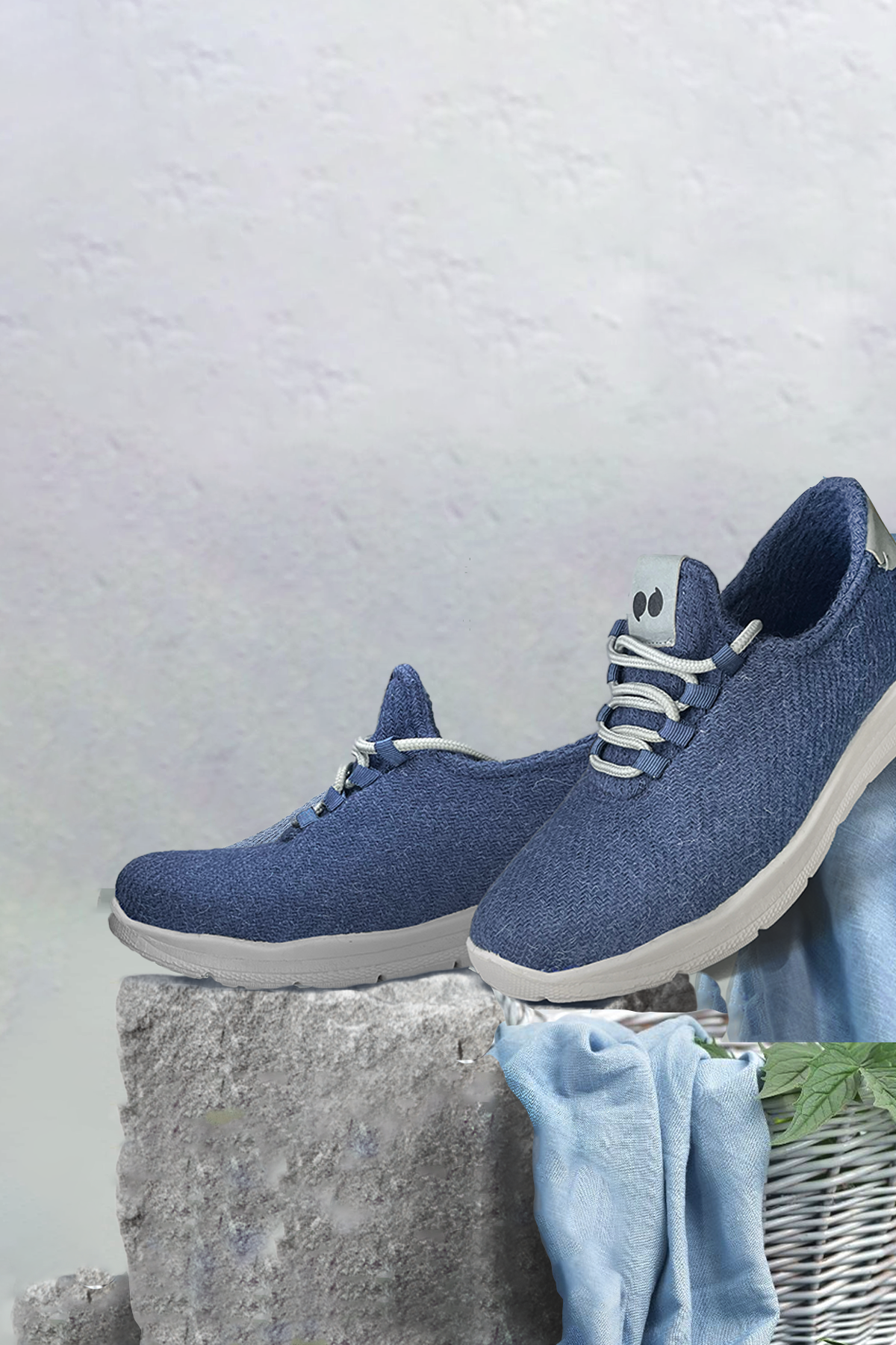 Yaar Men's Lace-up Shoes Indigo