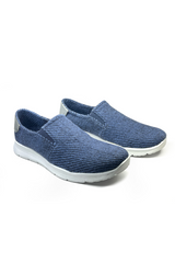 Yaar Men's Slip-on Shoes Indigo Twill