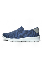 Yaar Men's Slip-on Shoes Indigo Twill