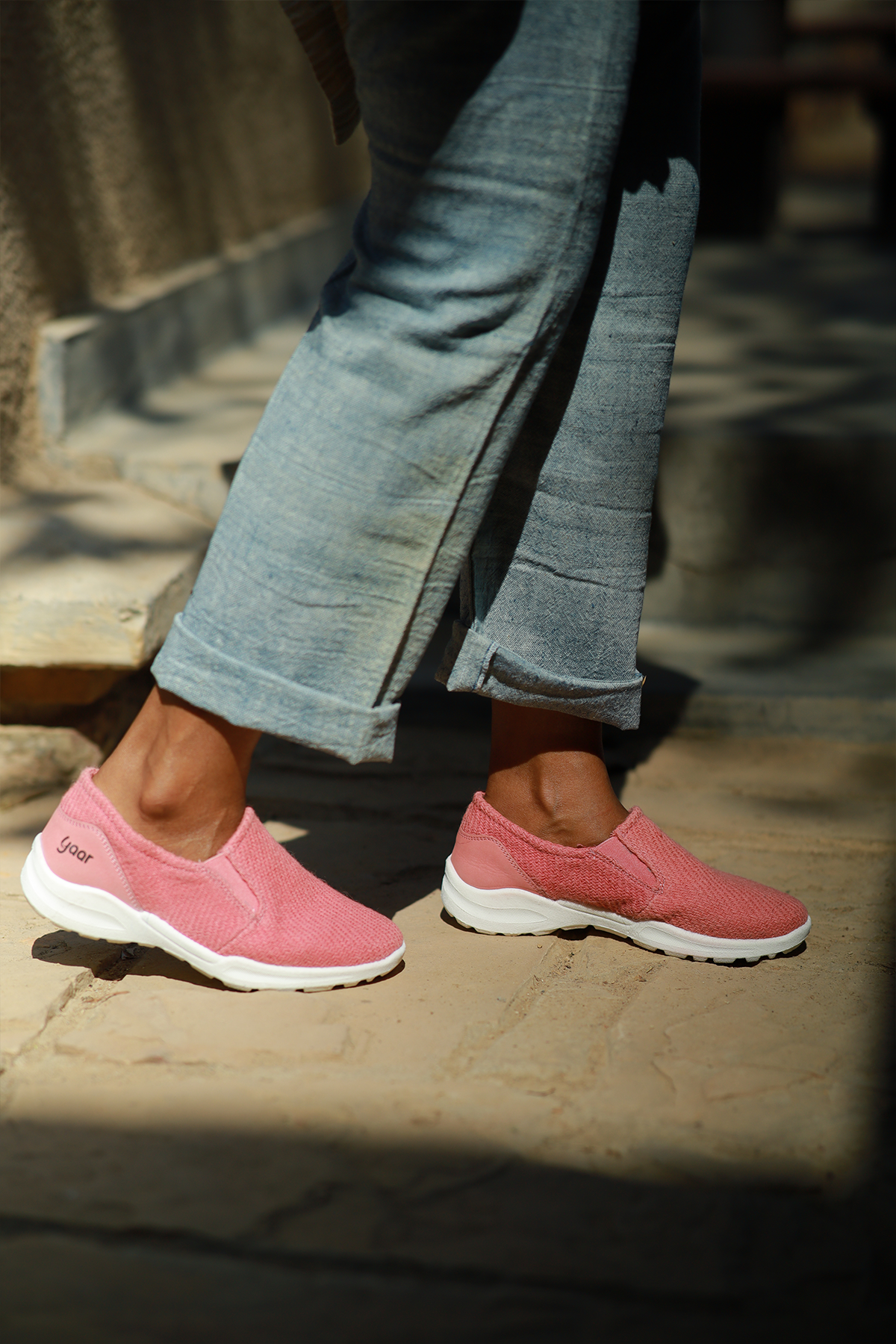 Yaar Women's Slip-on Shoes Pink