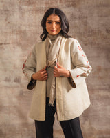 Dhaani Boxy jacket with roll over sleeve