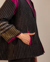 Gurez Black Handwoven Woolen Jacket