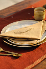 Urvi Handwoven Beige Table Napkin