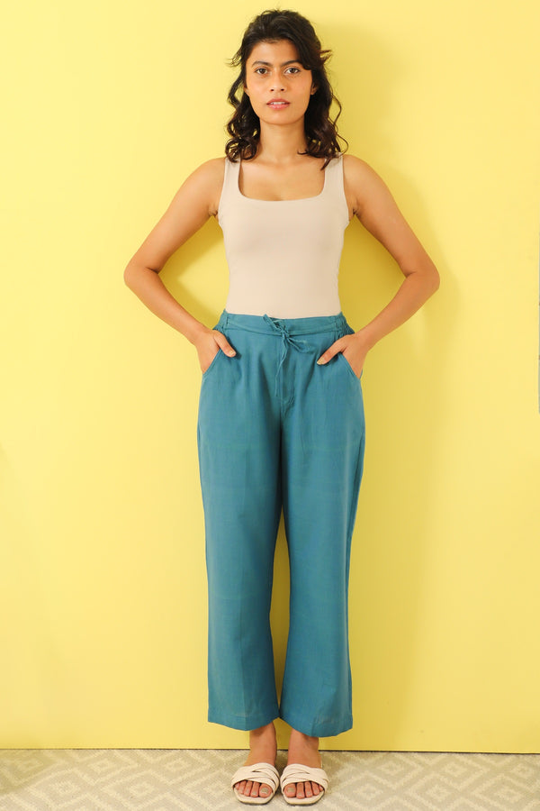 Aruba Teal Straight Bottoms