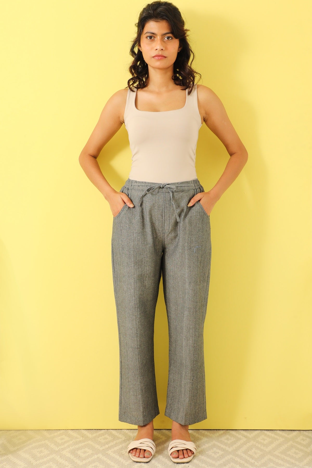 Aruba Grey Straight Bottoms