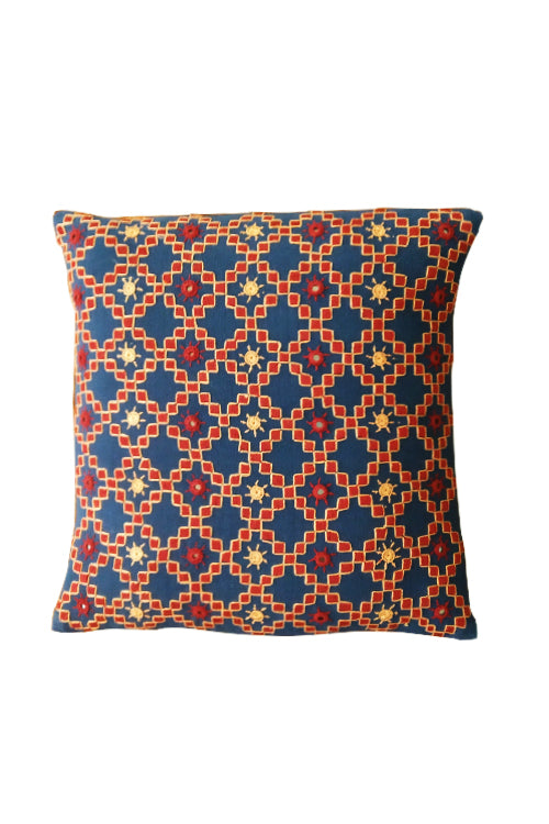 Kharak Overall Embroidered Cushion Cover 12X12