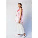 Pink Shibori Cotton Top