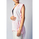 Pink Shibori Shrug