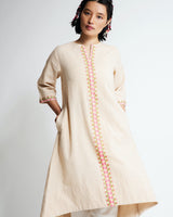 Noorbagh Dress With Asymmetric Hemline