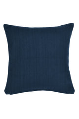 Suti Extra Weft Woven 12X12 Cushion Cover in Navy