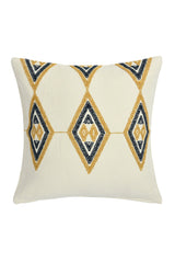 Suti Natural Diamond Motif Extra Weft Cushion Cover